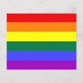 Budget St Paddys Rainbow Gnomies LGBT Party Invite Flyer (Achterkant)