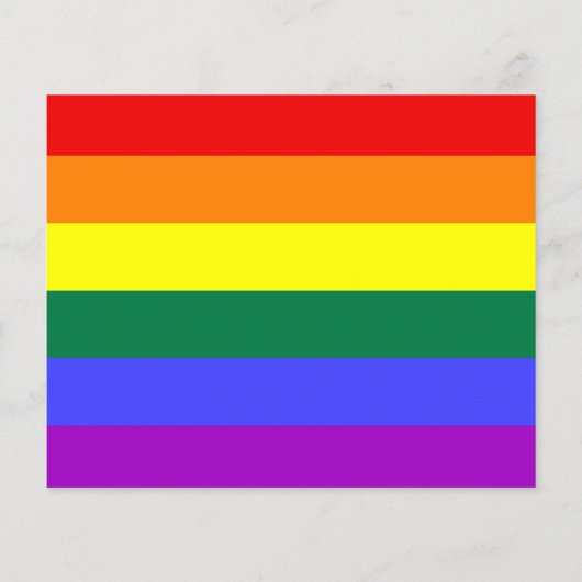 Budget St Paddys Rainbow Gnomies LGBT Party Invite Flyer (Achterkant)