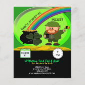 Budget St Patrick's Day Leprechaun, Pot of Gold Flyer (Voorkant)
