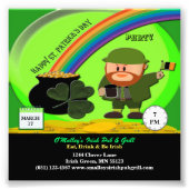 Budget St Patrick's Day Leprechaun, Pot of Gold Foto Afdruk (Voorkant)