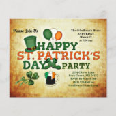 Budget St Patrick's Day Party  Flyer (Voorkant)