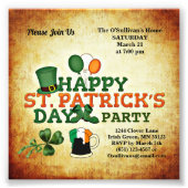 Budget St Patrick's Day Party  Foto Afdruk (Voorkant)