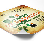 Budget St Patrick's Day Party  Foto Afdruk (Hoek)