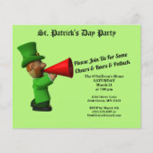 Budget St Patrick's Day Party Potluck Invitation Flyer (Voorkant)