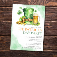 Budget St. Patricks Day Waterverf Eenvoudig feest