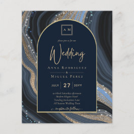 BUDGET Starnight Navy Gouden Agaat Huwelijks UITNO Flyer