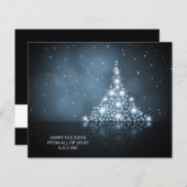 Budget Stars kerstboomwerkings-vakantiekaart (Voorkant / Achterkant)