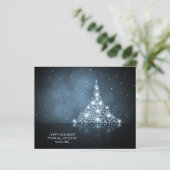 Budget Stars kerstboomwerkings-vakantiekaart (Staand voorkant)