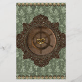 Budget  Steampunk bruiloft uitnodiging Flyer (Achterkant)