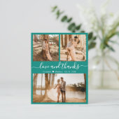 Budget Stijlvol 3 Foto Collage Weddenschap Harteli (Staand voorkant)