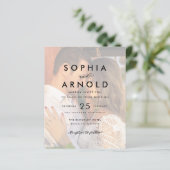 Budget Stijlvol Elegant 2 Uitnodiging voor het tre (Staand voorkant)