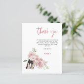 Budget Stiletto Pink Florals Hen Party Dank u (Staand voorkant)