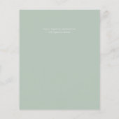 Budget Stof Blauw Bloemen Bruiloft (Achterkant)