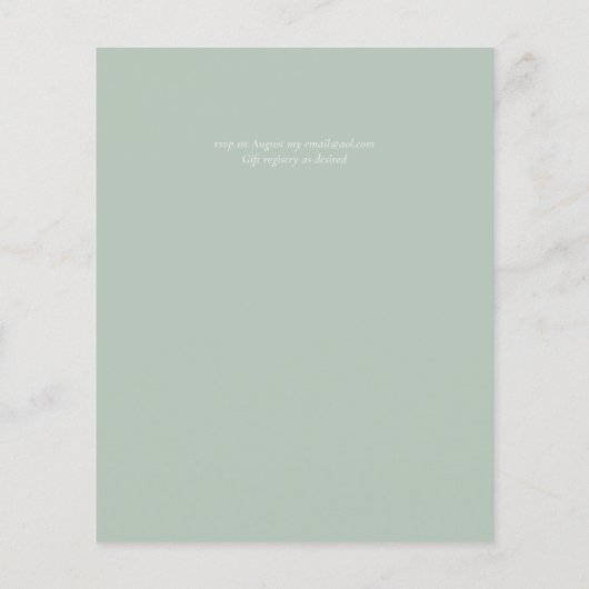 Budget Stof Blauw Bloemen Bruiloft (Achterkant)