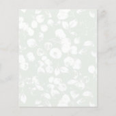 Budget Stof Blauw Eucalyptus Watercolor Trouw (Achterkant)