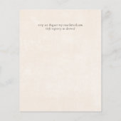 Budget Stof Blauw Goud Trouw Script (Achterkant)