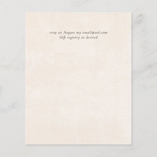 Budget Stof Blauw Goud Trouw Script (Achterkant)