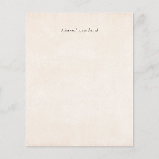 Budget Stof Blauw Goud Trouwscript (Achterkant)