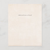 Budget Stof Blauw Goud Trouwscript (Achterkant)