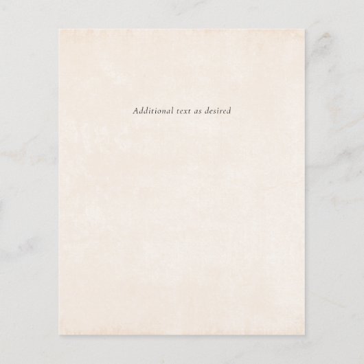 Budget Stof Blauw Goud Trouwscript (Achterkant)