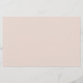 Budget Stof Roze Bloemige Save the Date Uitnodigin (Achterkant)