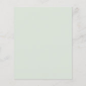 Budget Stof Roze Bruidsmeisjebruiloft & Bruisend B Flyer (Achterkant)