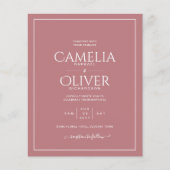 BUDGET Stof Roze MONOCHROME Trouw Flyer (Voorkant)