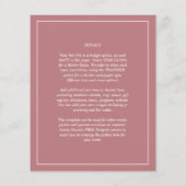 BUDGET Stof Roze MONOCHROOM Bruiloft (Achterkant)