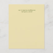 BUDGET Stofblauw Goud Groen Achtergrond Bruiloft U (Achterkant)