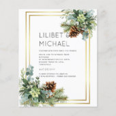 BUDGET  Stofblauw Trouw Eucalyptus Groenelementen (Voorkant)