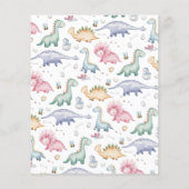 Budget Stomp, Chomp & Roar Dinosaur Birthday Party (Achterkant)