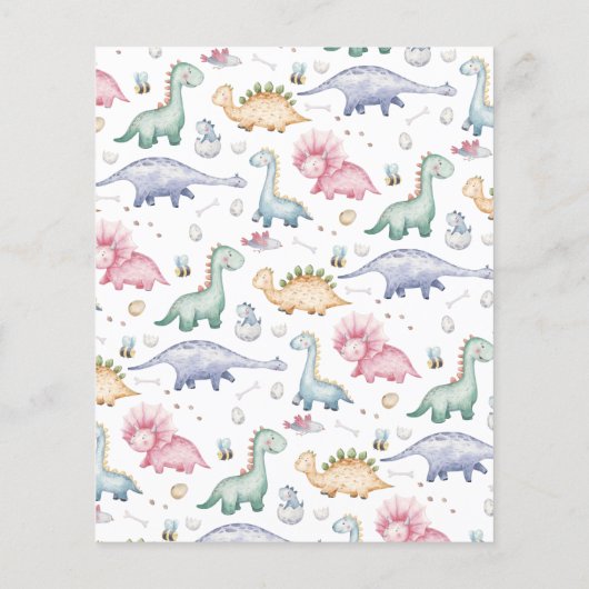 Budget Stomp, Chomp & Roar Dinosaur Birthday Party (Achterkant)