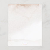 Budget Story boek Genderneutraal Baby shower (Achterkant)