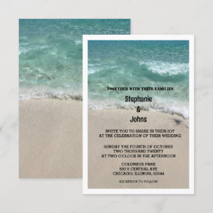 Budget Strand Blauwgroen Sandy Ocean Destination W Kaart