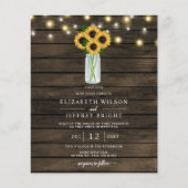 Budget String Light Sunflower Weddenschap (Voorkant)
