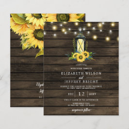 Budget String Lights Sunblos Lantern Invitation