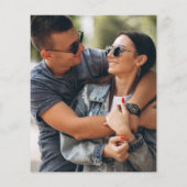 Budget stripboek foto trouwkaart (Achterkant)