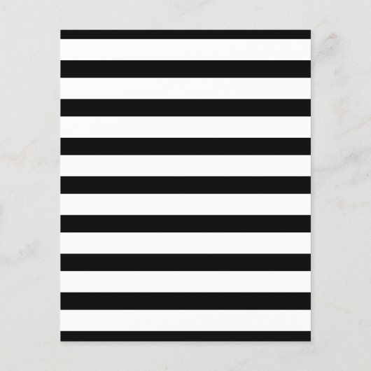 Budget Stripe Huwelijksparen Shower Uitnodiging Flyer (Achterkant)