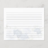 Budget Stusty Blue Floral Vrijgezellenfeest Recipe (Achterkant)