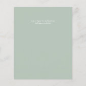 Budget Stusty Blue Floral Wedding (Achterkant)