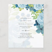 Budget Stusty Blue Floral Wedding (Voorkant)