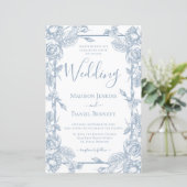 Budget Stusty Blue Floral Wedding (Staand voorkant)