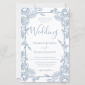 Budget Stusty Blue Floral Wedding (Voorkant)