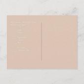 Budget Stusty Blue Floral Wedding Briefkaart (Achterkant)