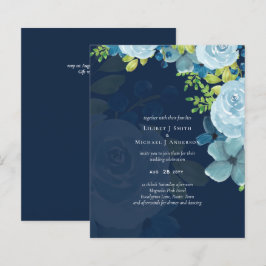Budget Stusty Blue Flowers Sage Wedding
