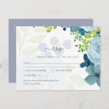 Budget Stusty Blue Flowers Sage Wedding