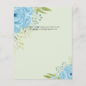 BUDGET Stusty Blue Rozen Weddenschap Budget (Achterkant)