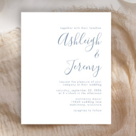 Budget Stusty Blue Script Weddenschap