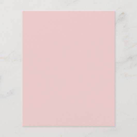 BUDGET Stusty Pink Floral Weddenschap (Achterkant)
