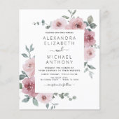 Budget Stusty Pink Floral Wedding (Voorkant)